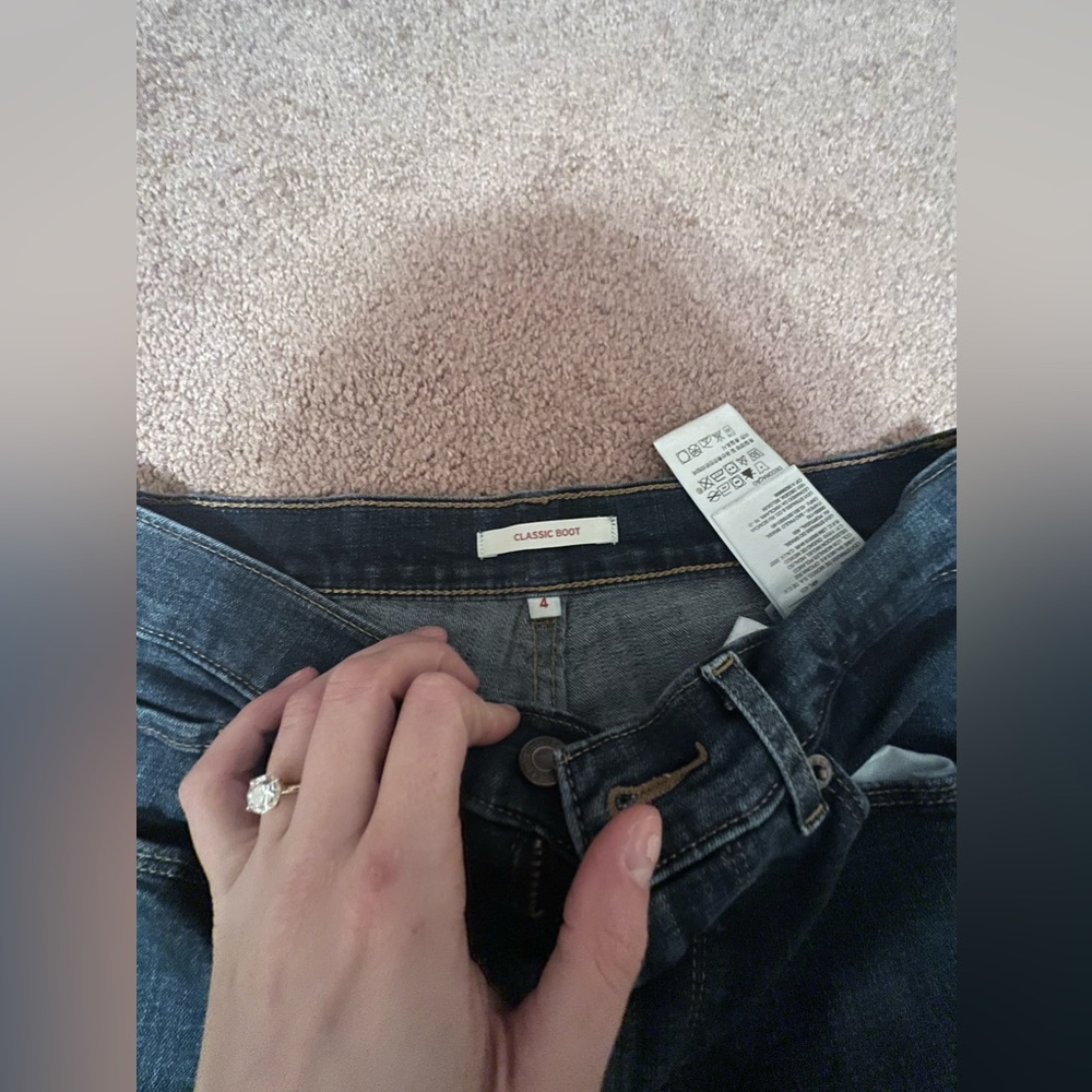 Levi boot cut jeans
